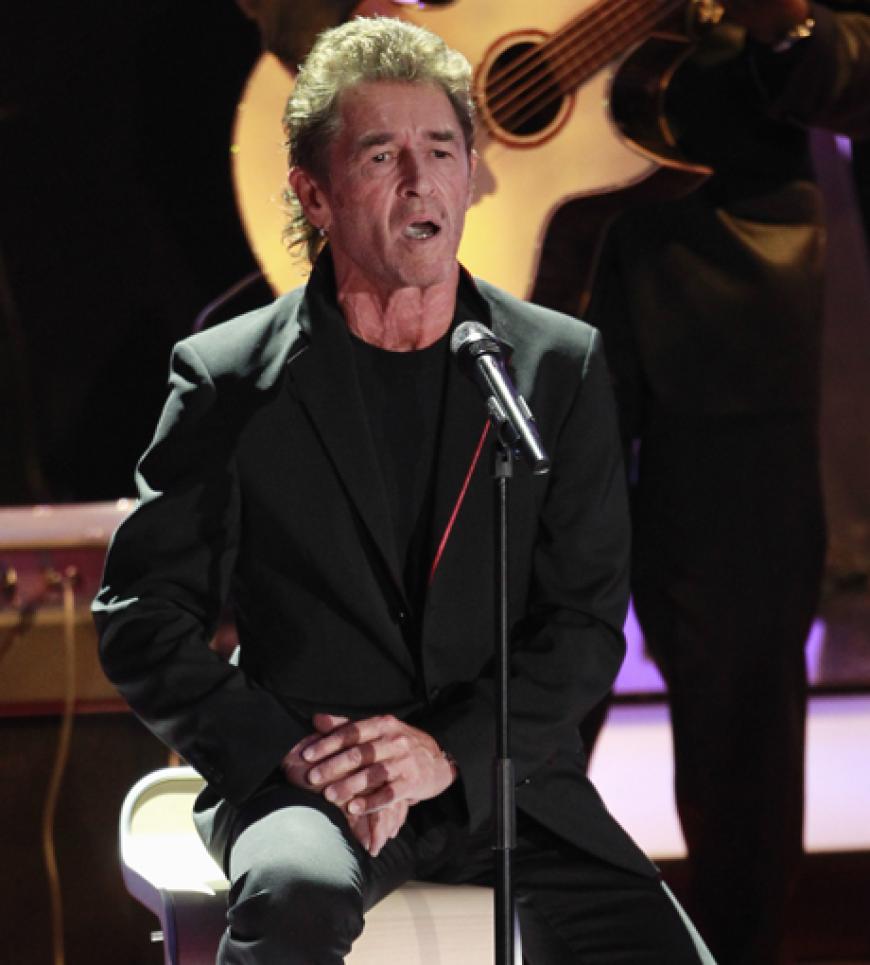Peter Maffay performte auf der Bühne