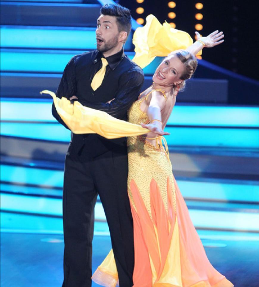 Stefanie Hertel im Sunshine-Outfit