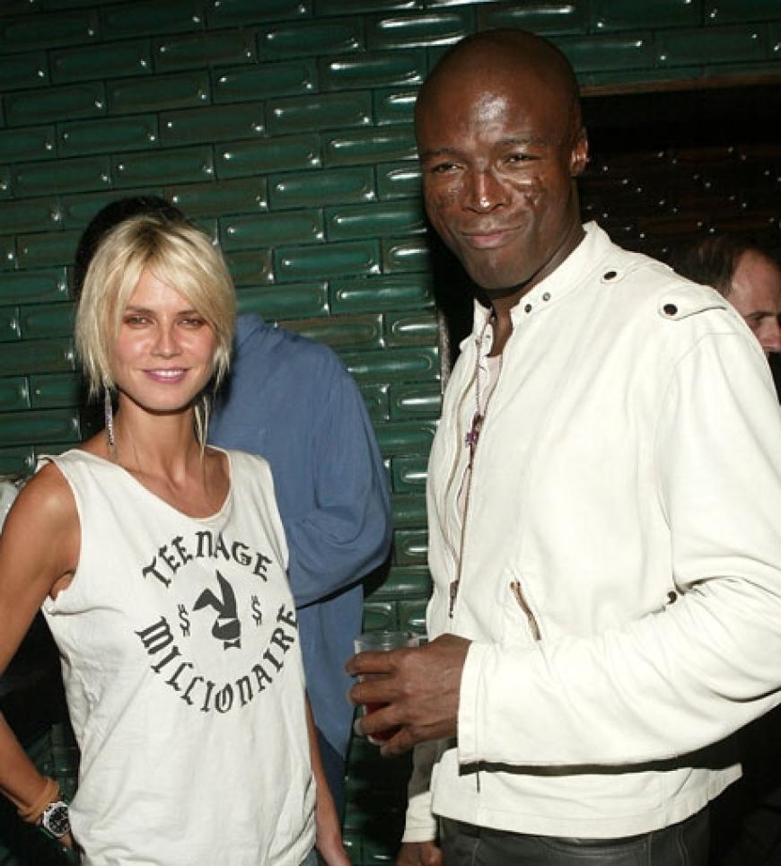 Im September 2003 trafen sich Heidi und Sänger Seal zum ersten Mal