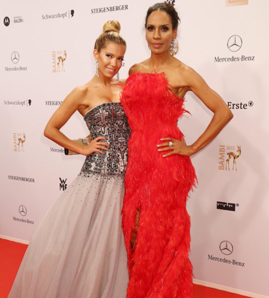 Posieren für die Kamera: Barbara Becker und Sylvie van der Vaart