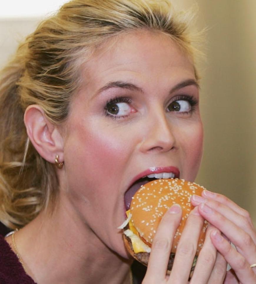 Model, Ehefrau, Mutter und Werbegesicht: 2005 in einem Spot für McDonalds