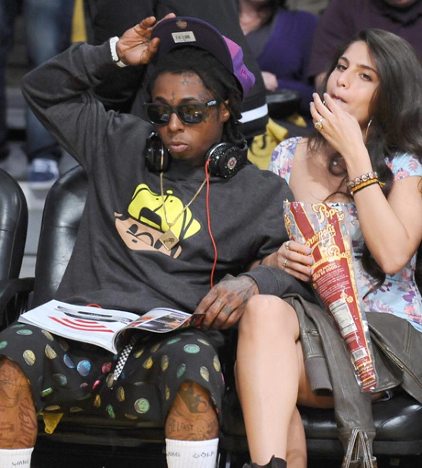 Lil Wayne mit weiblicher Begleitung