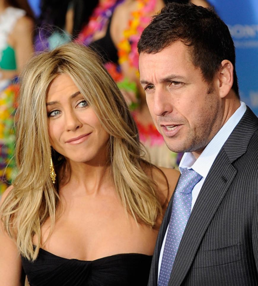 Verstanden sich auch nach Drehschluss bestens: Jennifer Aniston und ihr Film-Partner Adam Sandler