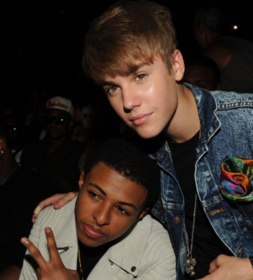 Kumpels: Justin Bieber und Diggy Simmons