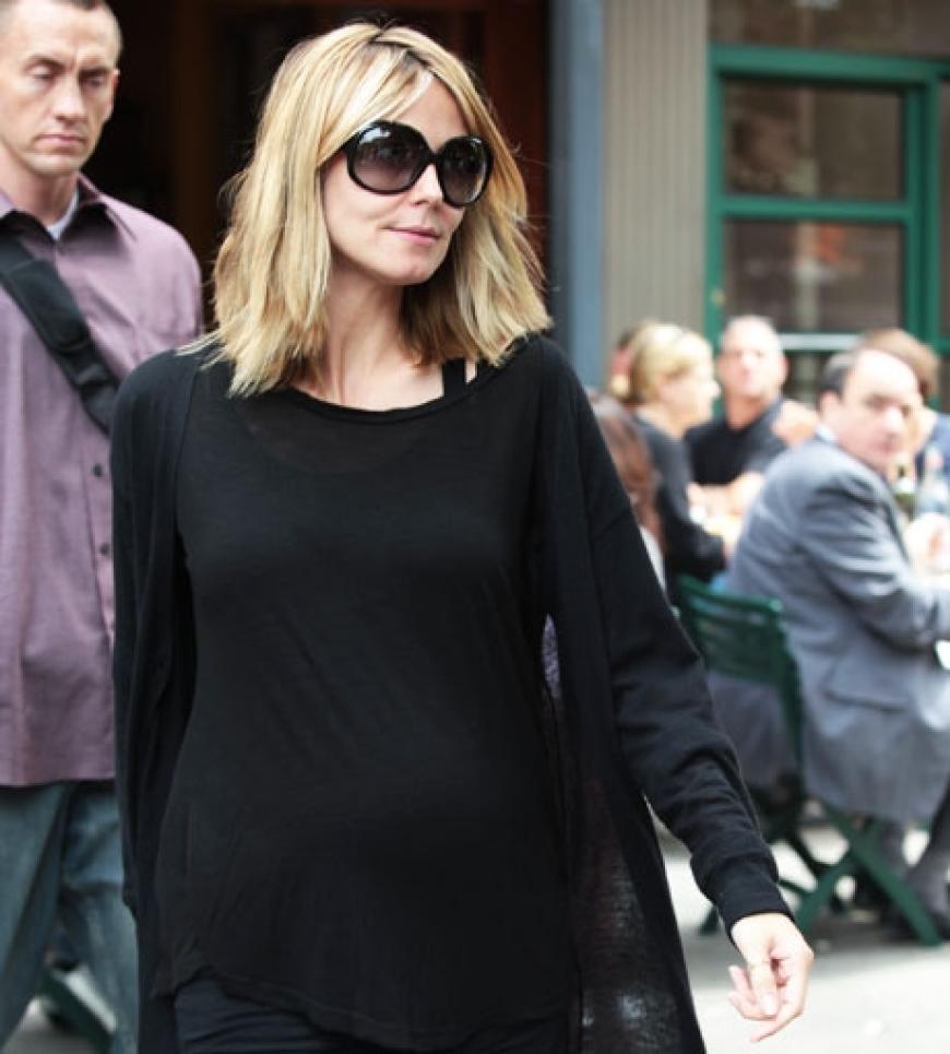 Heidi Klum bei einem Shooting für die Zeitschrift