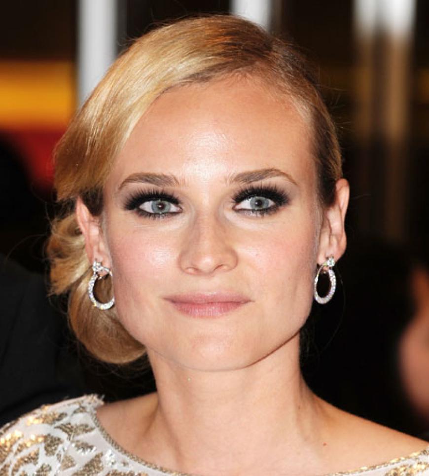 Die Wahl-Pariserin Diane Krüger liebt den typisch französischen Chignon und trägt ihn oft auf dem Red Carpet
