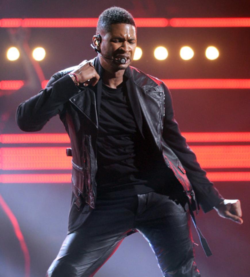 Usher rockte die Bühne