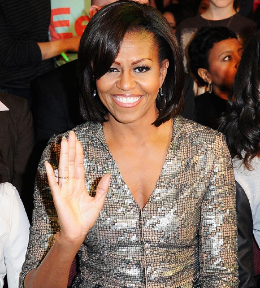 Die First Lady der USA war auch dabei: Michelle Obama