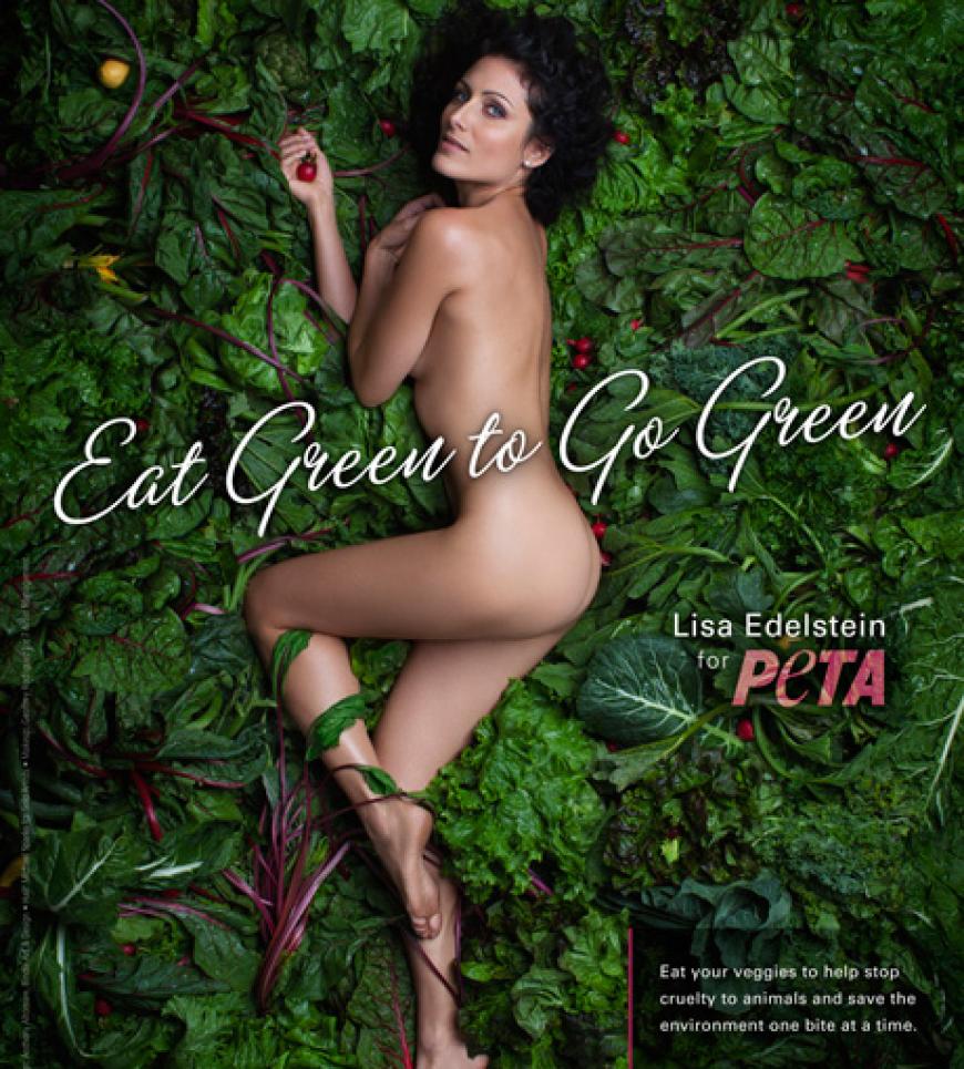 Lisa Edelstein gibt sich sexy in grün. Die