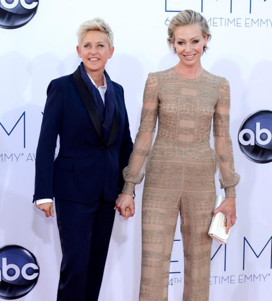 TV-Star Ellen DeGeneres mit ihrer Partnerin Portia de Rossi