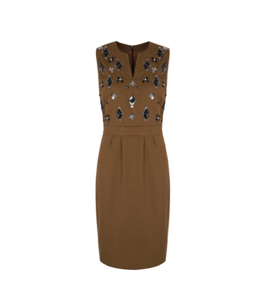 Sooo schön!! Kleid mit Schmuckstein-Verzierung im Stil von Prada von Next über otto.de, ca. 85 Euro