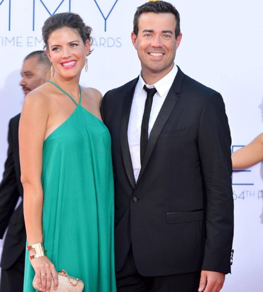 Siri Pinter und TV-Star Carson Daly