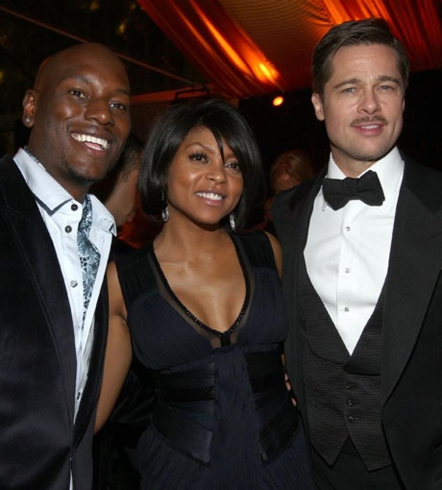 Tyrese Gibson, Taraji P. Henson, Brad Pitt