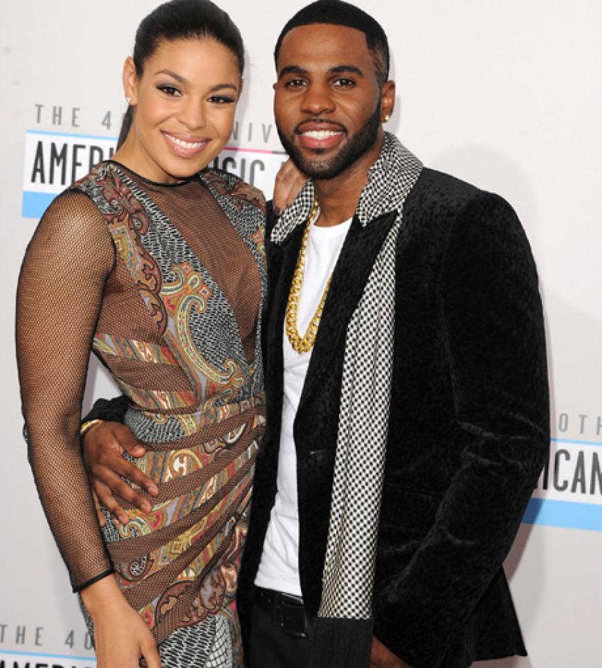 Diese beiden kamen dafür Arm in Arm: Sänger Jason Derulo und Jordin Sparks