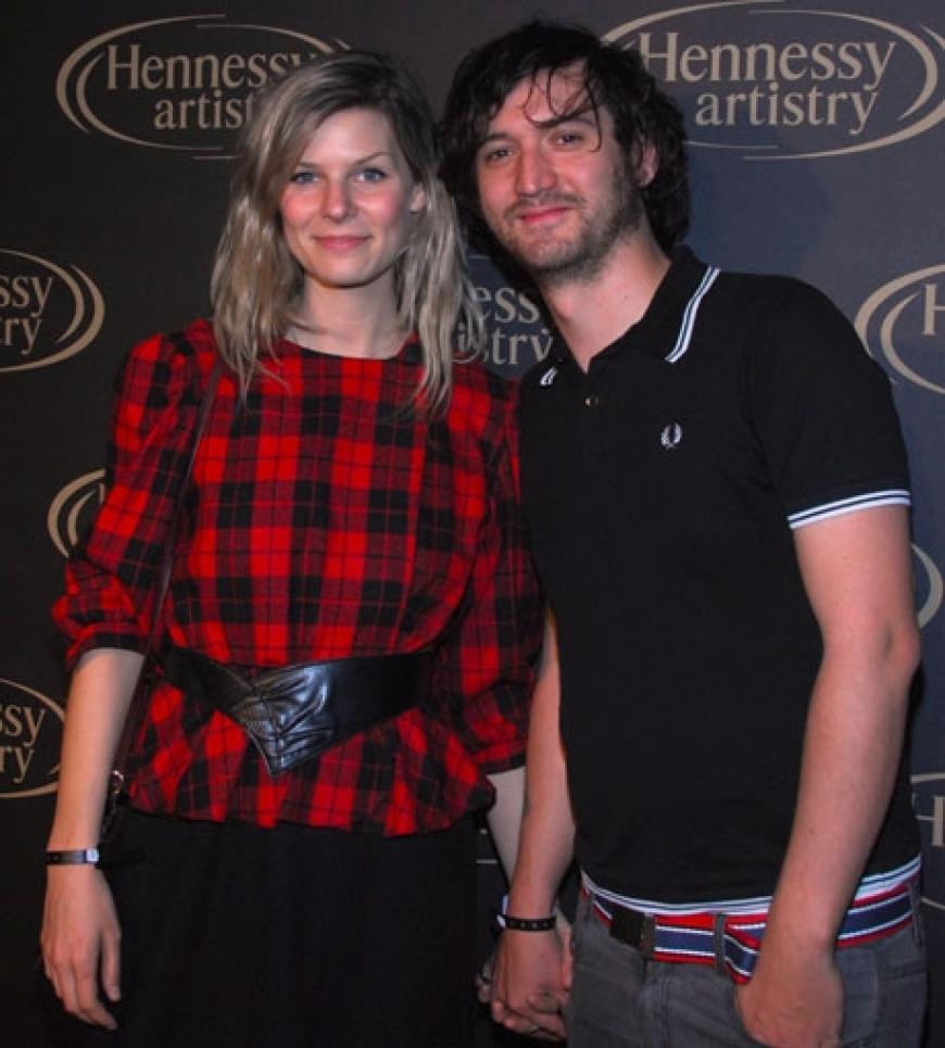 Eva Briegel (Sängerin Juli) und ihr Freund Andy Penn, Gitarrist der Band Mia