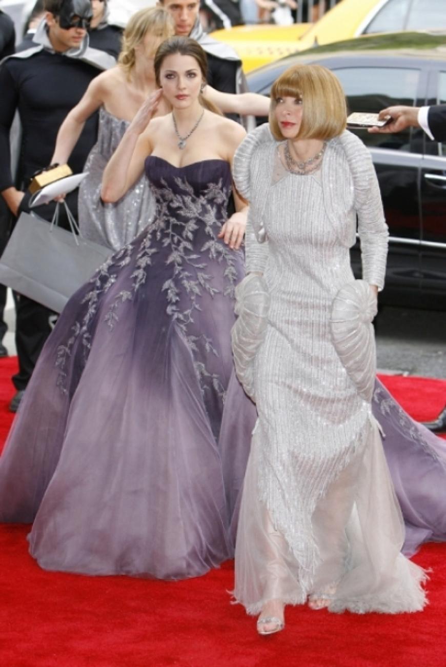 Vogue-Chefin Anna Wintour, Gastgeberin des Events, mit Tochter Bee Shaffner