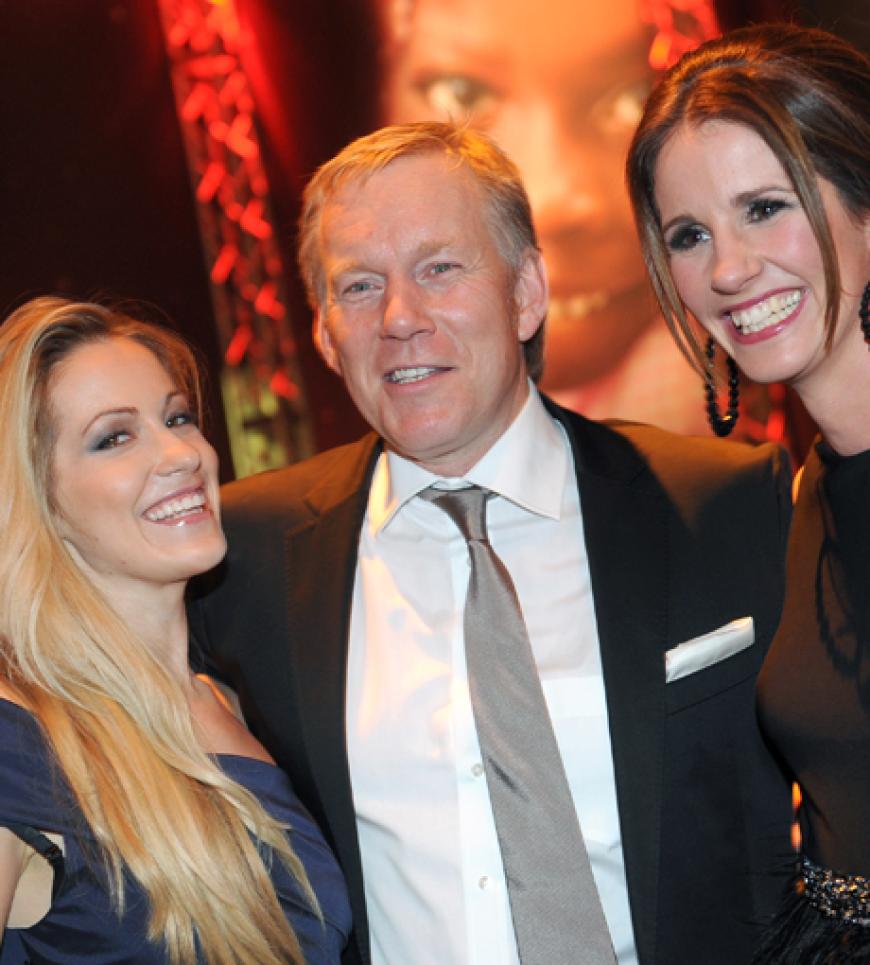 Andrea Kaiser mit Johannes B. Kerner und Mareile Hoeppner