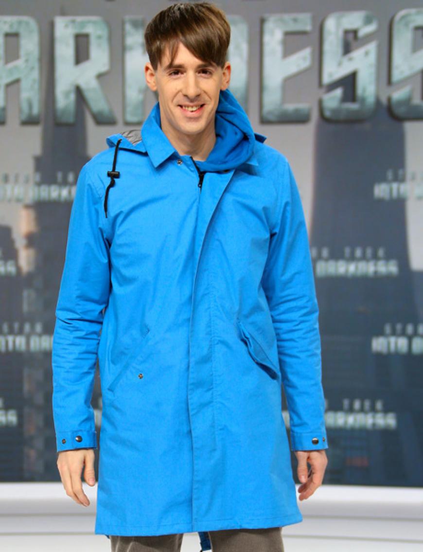 Designer Kilian Kerner kam in Blau
