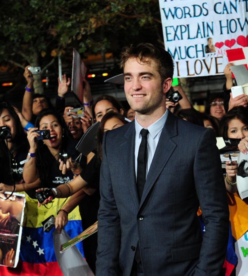 Sorgte für Kreischalarm: Robert Pattinson