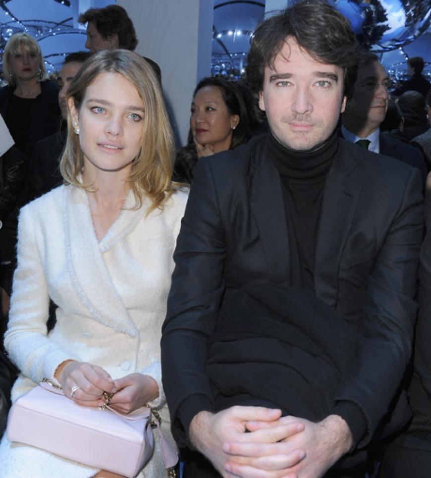 Das russische Model Natalia Vodianova mit Antoine Arnault
