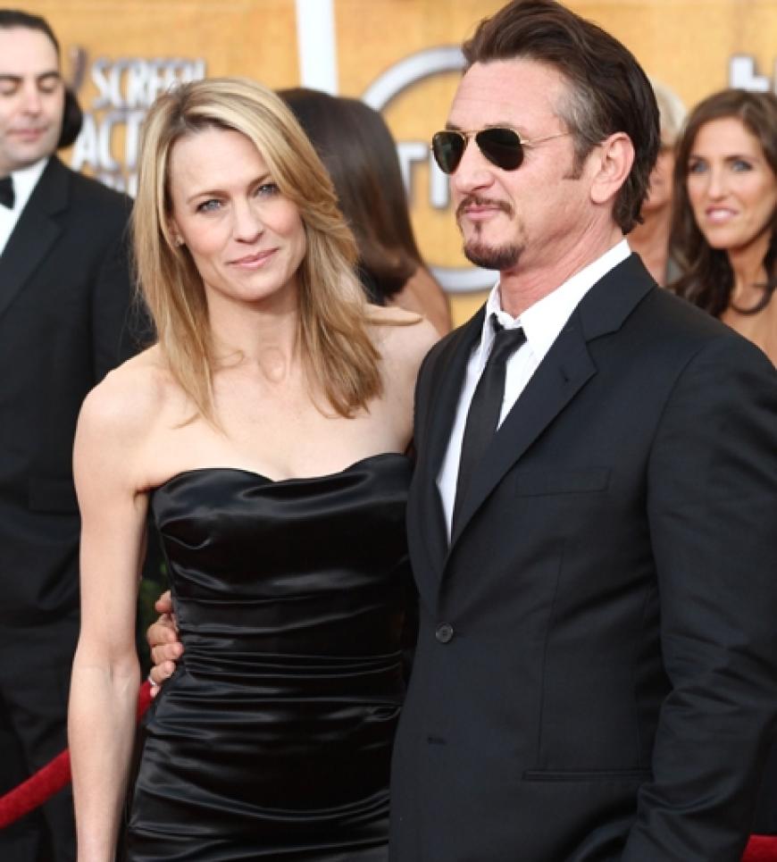 Nach einer kurzen Trennung sind sie wieder glücklich: Sean Penn und seine Frau Robin Wright. Er wurde für seine Hauptrolle in