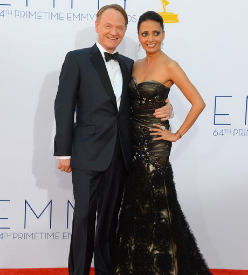 Jared Harris mit Allegra Riggio