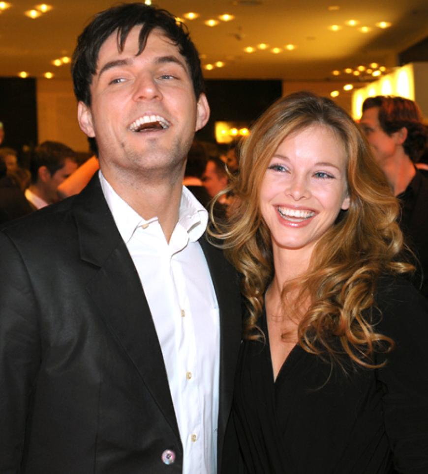 Tobey Wilson und Sara Klima amüsierten sich herzlich
