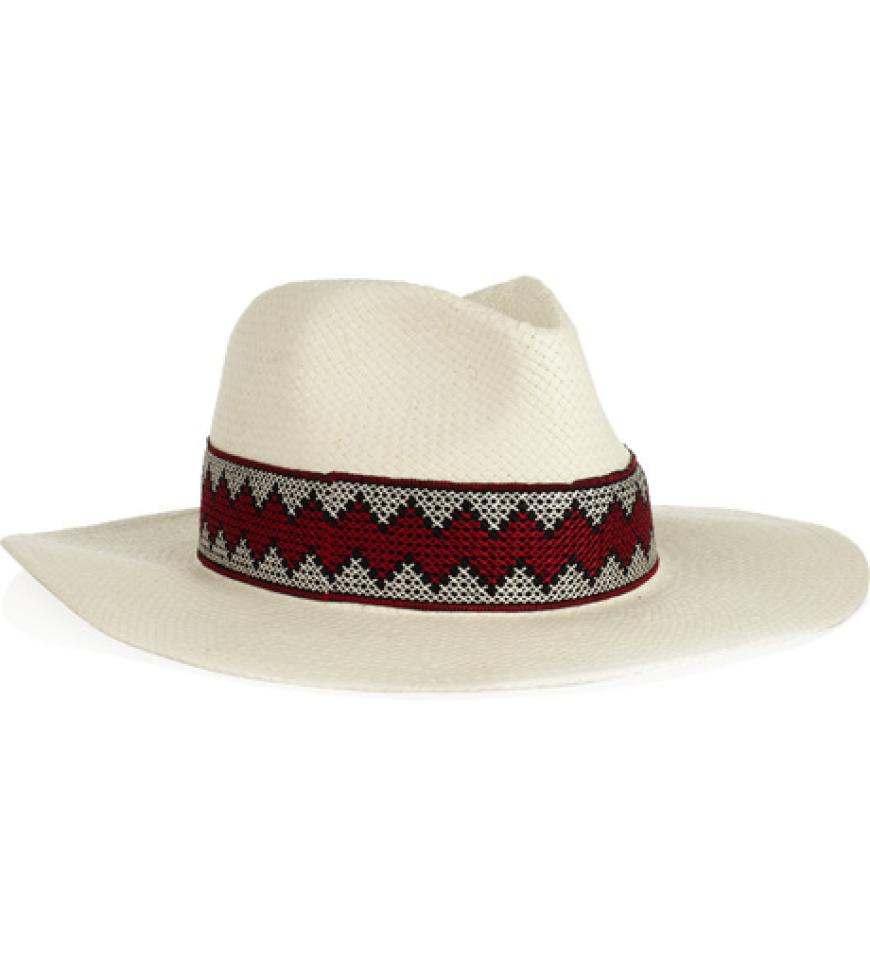 Für das sprichwörtliche i-Tüpfelchen sorgt der Hut von Helene Berman, ges. bei theoutnet.com, ca. 40 Euro