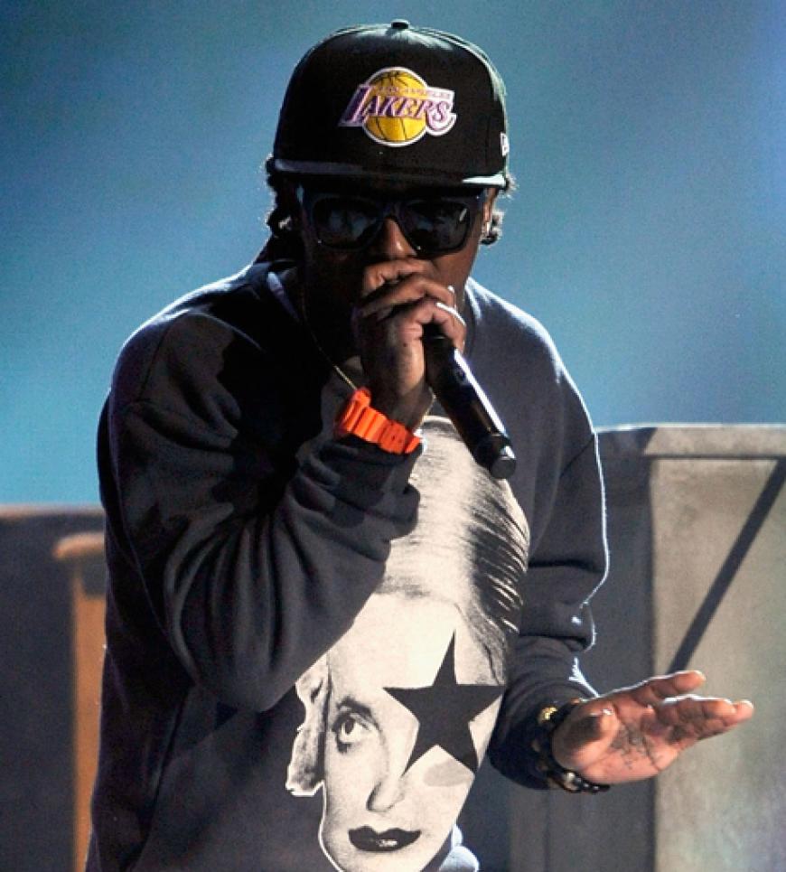 Rapper Lil Wayne performte bei den Awards, die nach fünf Jahren Pause 2011 erstmals wieder stattfanden