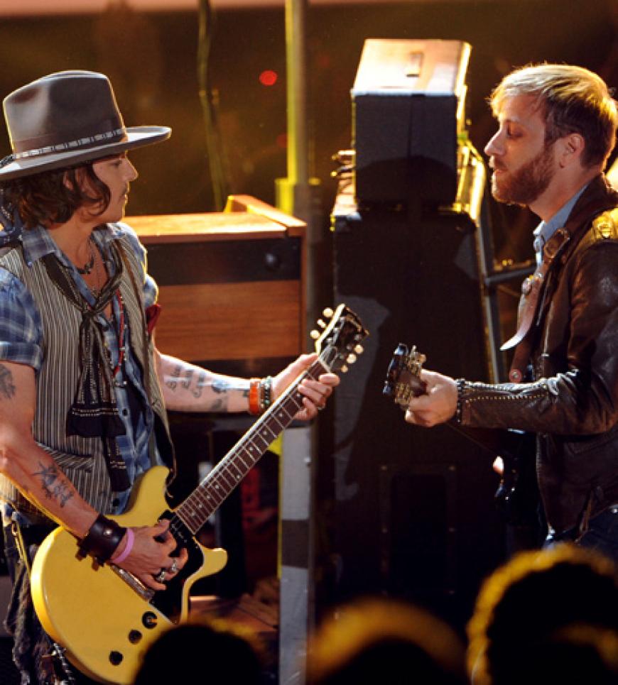 Weiteres Highlight: Johnny rockte die Bühne mit die Bühne mit der Band