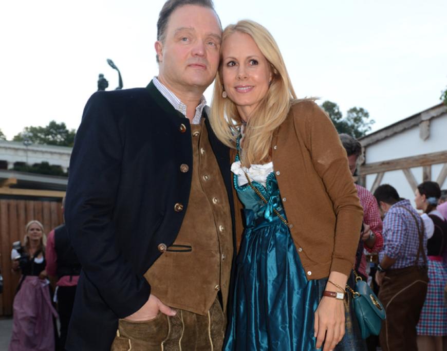 Alexander Fürst zu Schaumburg-Lippe und seine Frau Nadja