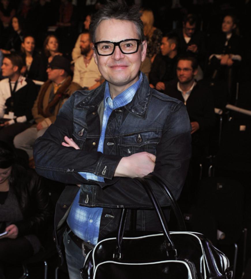 Rolf Scheider durfte in der Front-Row von A. F. Vandevorst Platz nehmen