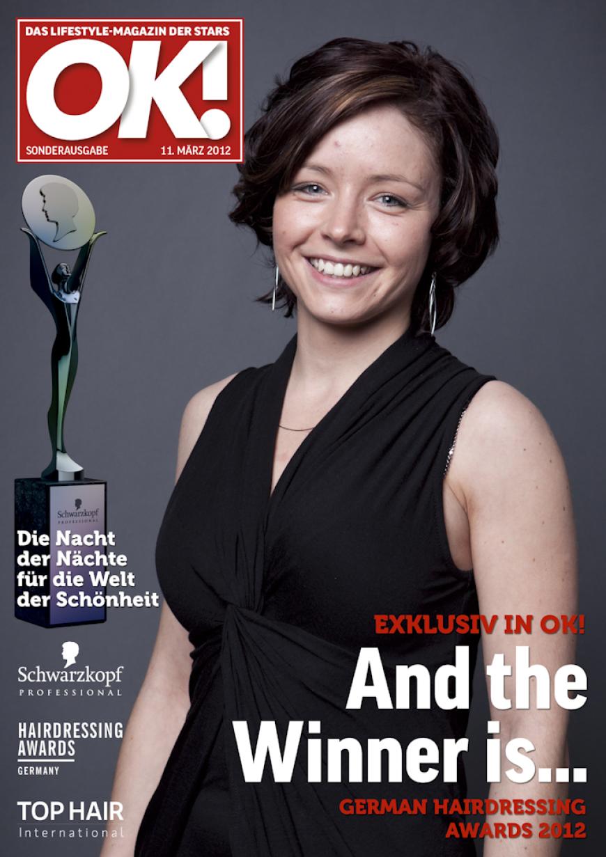 Einmal im Leben das Cover der OK! zieren! Für die Gäste des „German Hairdressing Award 2012“ wurde dieses Traum Wirklichkeit. Jeder Gast des Gala-Abends konnte an einem persönlichen OK! Fotoshooting teilnehmen - und die tollen Ergebnisse sehen Sie hier! Viel Spaß beim Durchklicken!