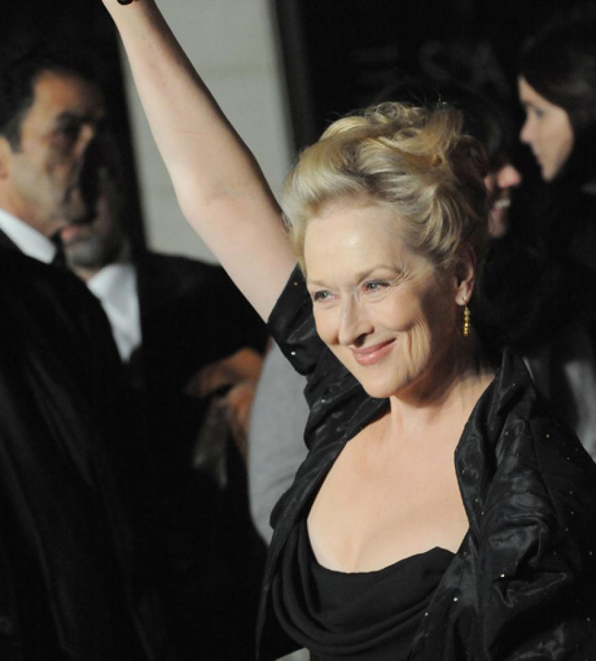 Die Freude war nicht zu übersehen: Meryl Streep bekam eine Auszeichnung für