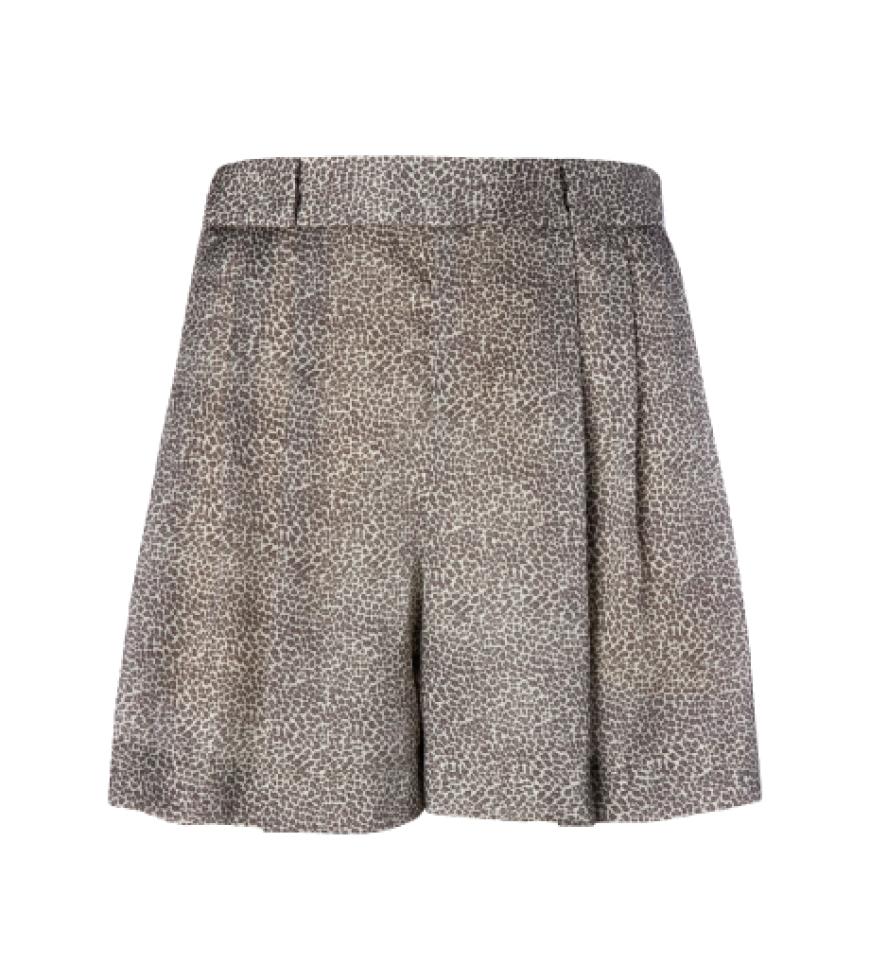 Bequeme Shorts mit Animal-Print, ca. 30 Euro
