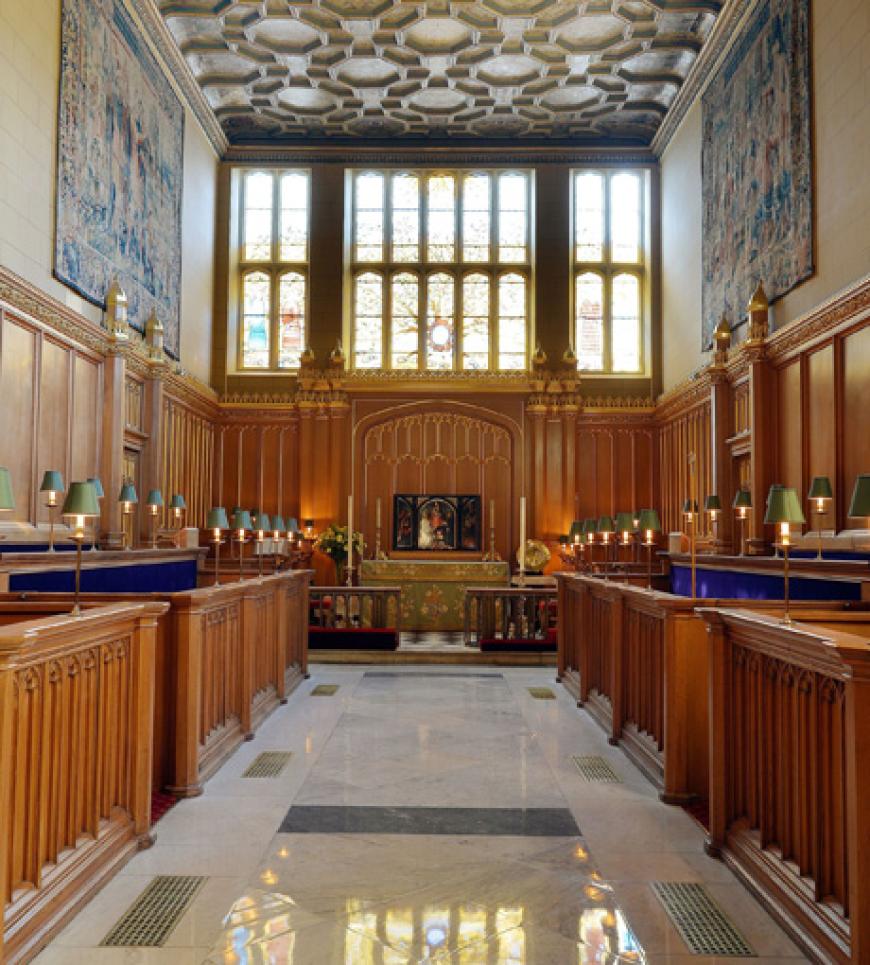 Die Royal Chapel am St. Jame's Place in London: Hier wird der kleine Thronfolger am 23. Oktober 2013 getauft