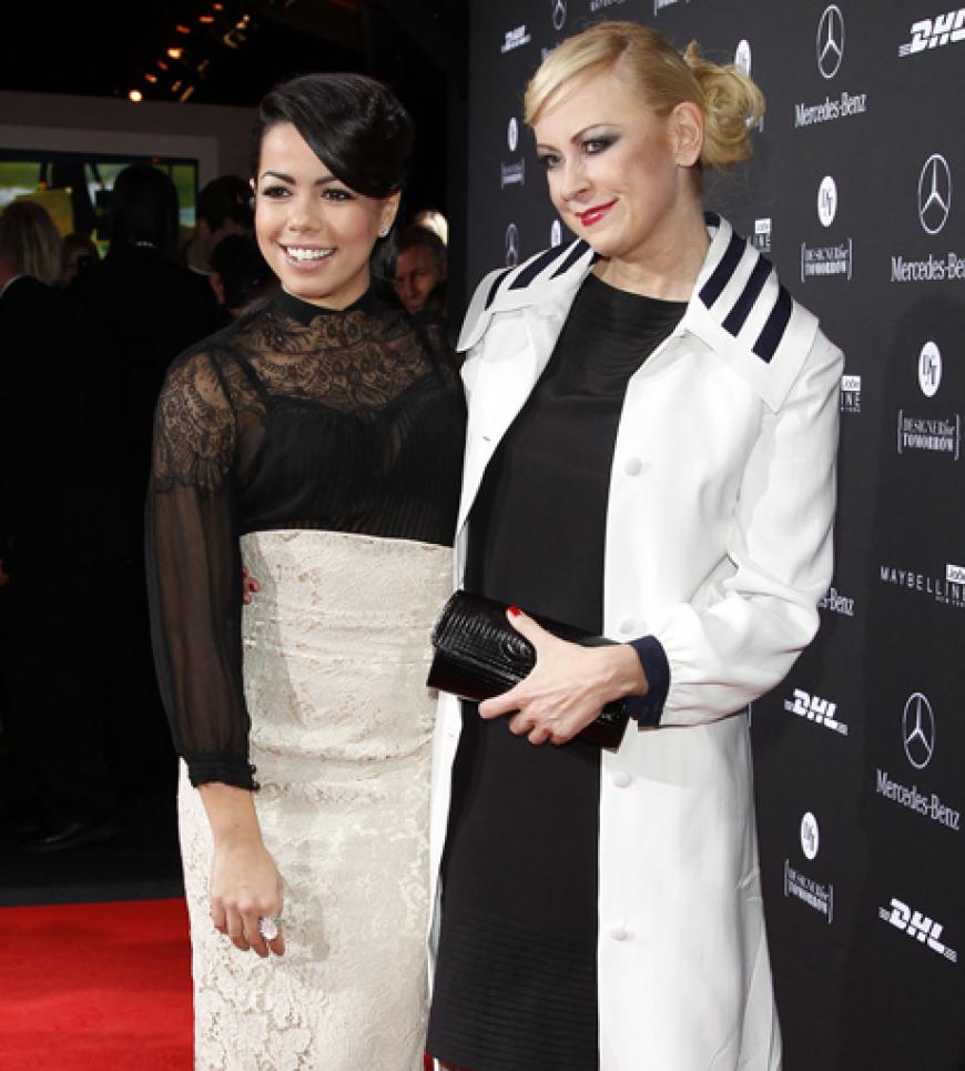Fernanda Brandao mit Jenny Elvers-Elbertzhagen´