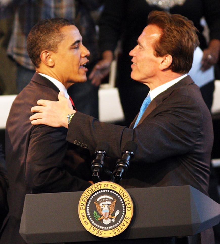 Barack Obama und Arnold Schwarzenegger Barack Obama und Arnold Schwarzenegger