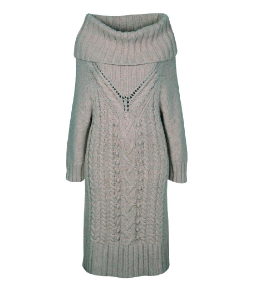 Wichtig für den perfekten Look: blickdichte Strumpfhosen. Kleid von Monsoon, ca. 100 Euro