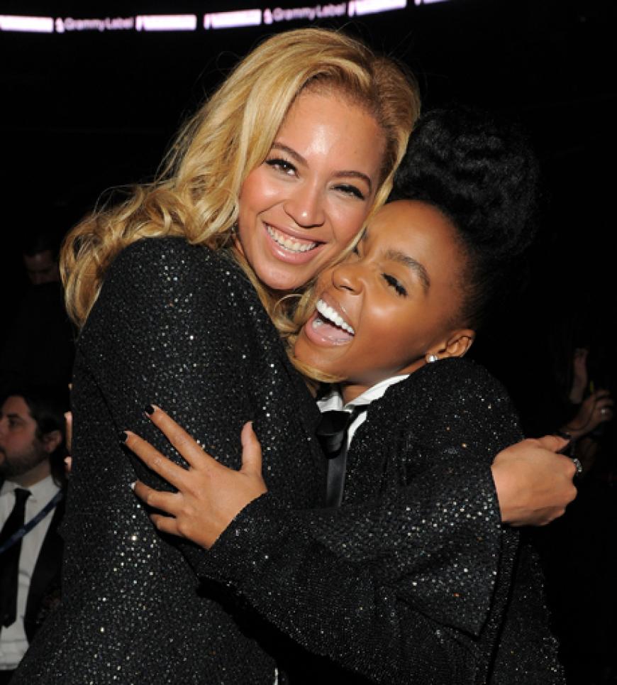 Ging diesmal leer aus - hatte aber trotzdem allerbeste Laune: Beyonce Knowles und Janelle Monae 
