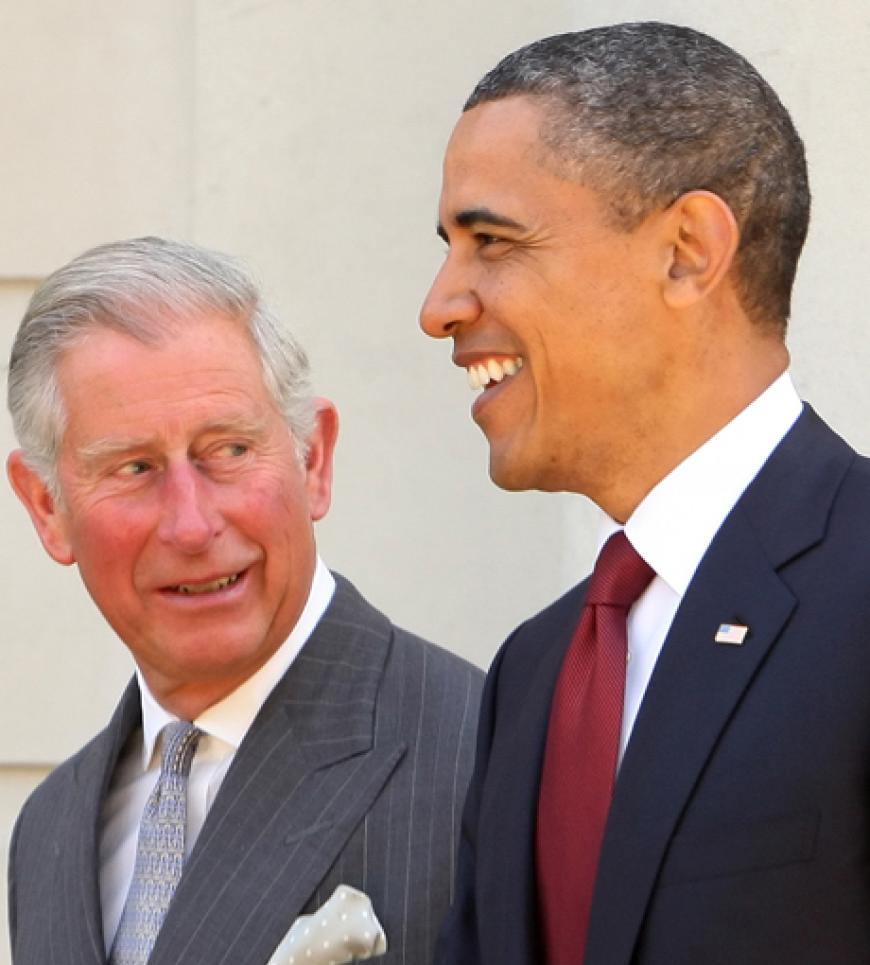 Auch mit Prinz Charles versteht sich Barack Obama bestens