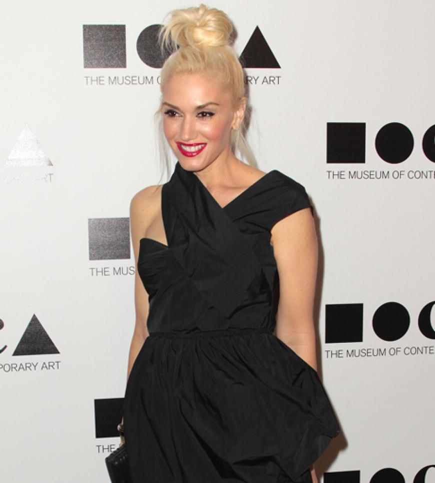 Gwen Stefani mit Turmfrisur