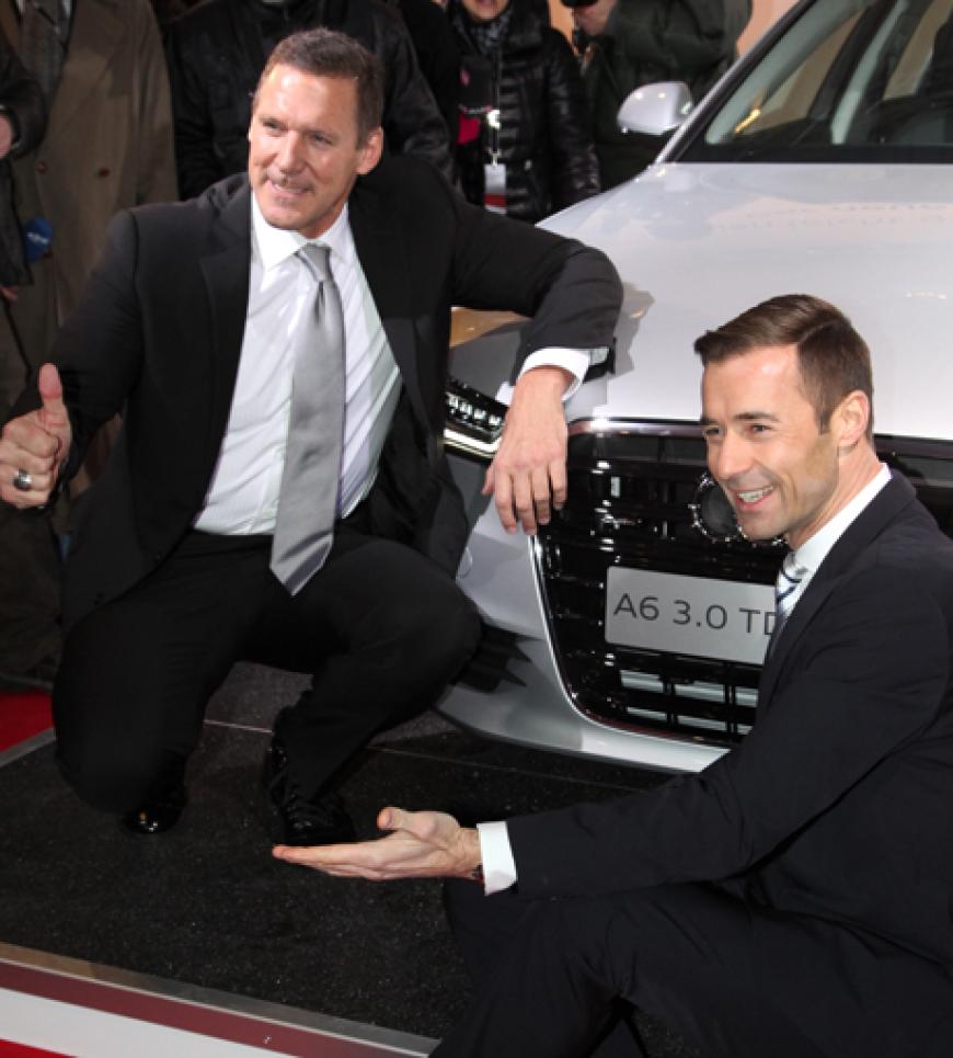Ralf Möller und Kai Pflaume feierten ebenfalls bei der Audi Night in der Kitzbüheler Tenne mit