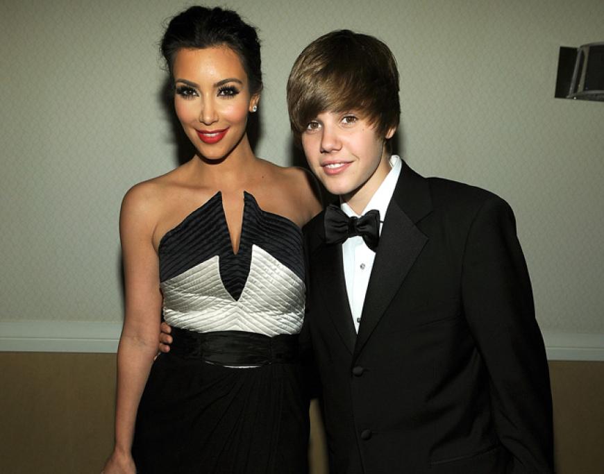 Viele weibliche Anhänger waren stinksauer, dass Kim Kardashian sich gut mit Justin verstand...