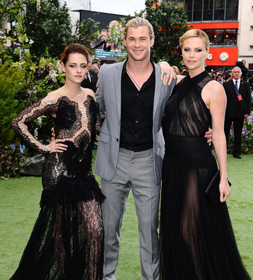 Die Stars aus dem Streifen: Kristen Stewart, Chris Hemsworth und Charlize Theron