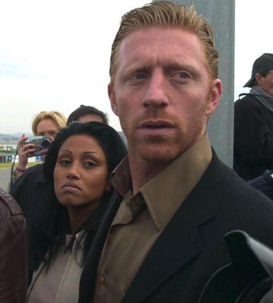 Eine kurze, aber öffentliche Affäre: Boris Becker und die deutsche Rapperin Sabrina Setlur Anfang 2001