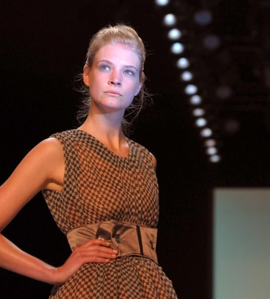 Die Show von Designer Marcel Ostertag...