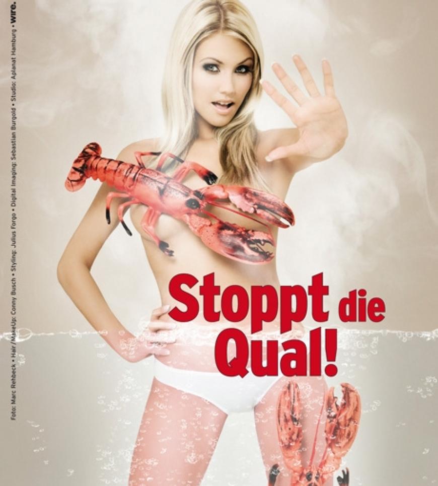 Juliane Raschke. Foto Copyright: PETA