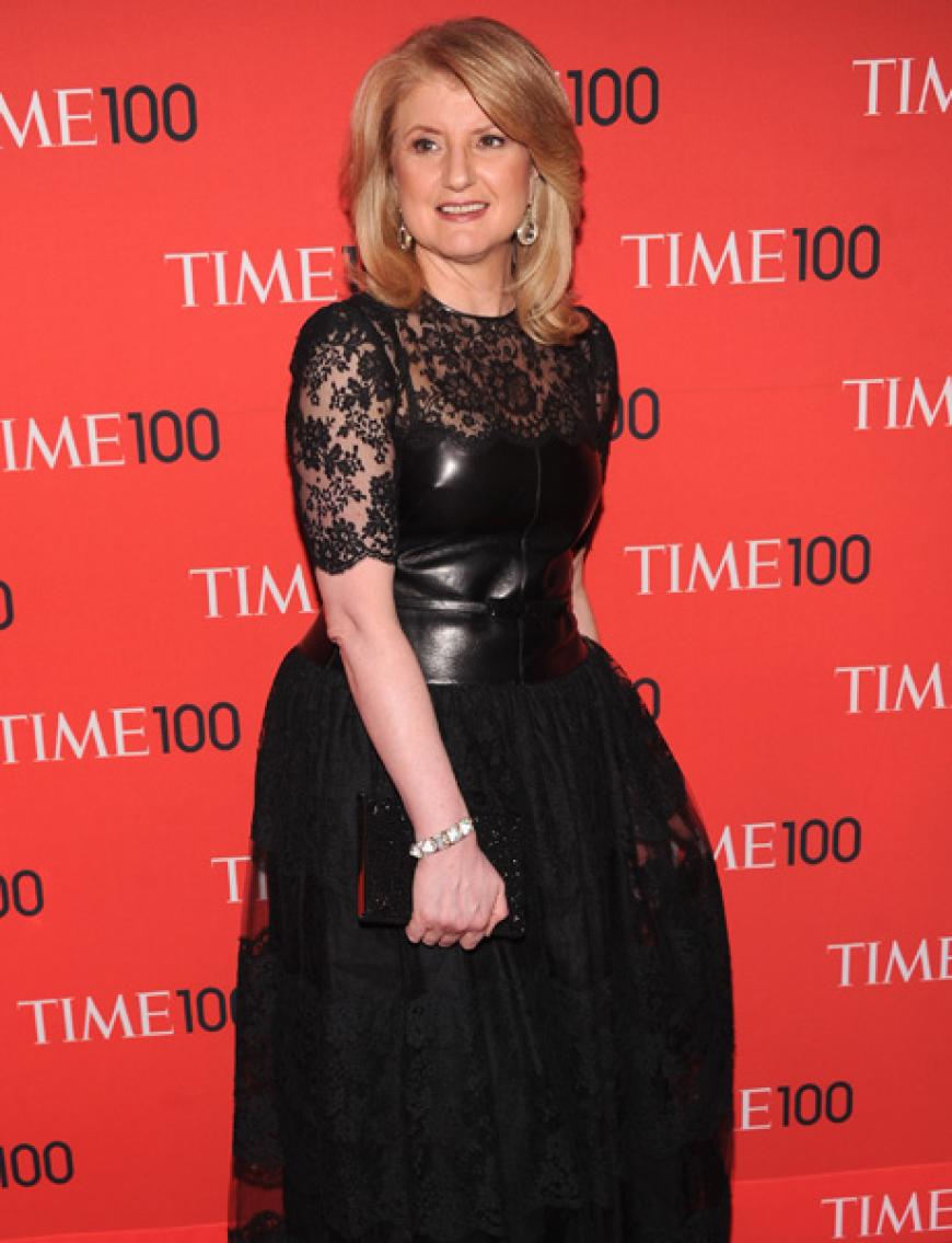 Die Journalistin und Unternehmerin Arianna Huffington (Herausgeberin der
