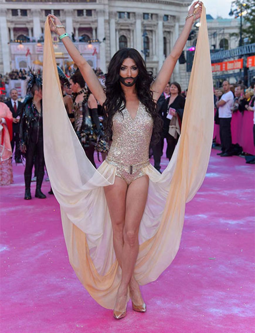 Glitzer, Glamour und viel Bling-Bling: Conchita Wurst liebt die Selbstinszenierung